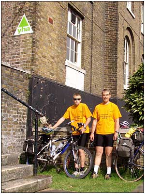 Dover Youth Hostel - bike shed is still a bit grim!