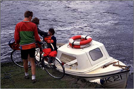 Boarding Cape Wrath Ferry