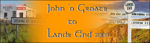 John O' Groats to Lands End 2004