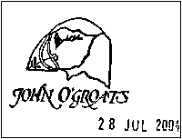 John O'groats YH stamp