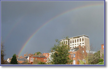 Rainbow in Exeter