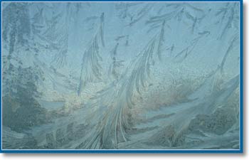 Frost patterns